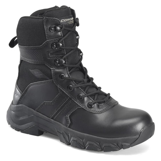 Men's Corcoran 8" Duty Side-Zip Waterproof Boots Shoes