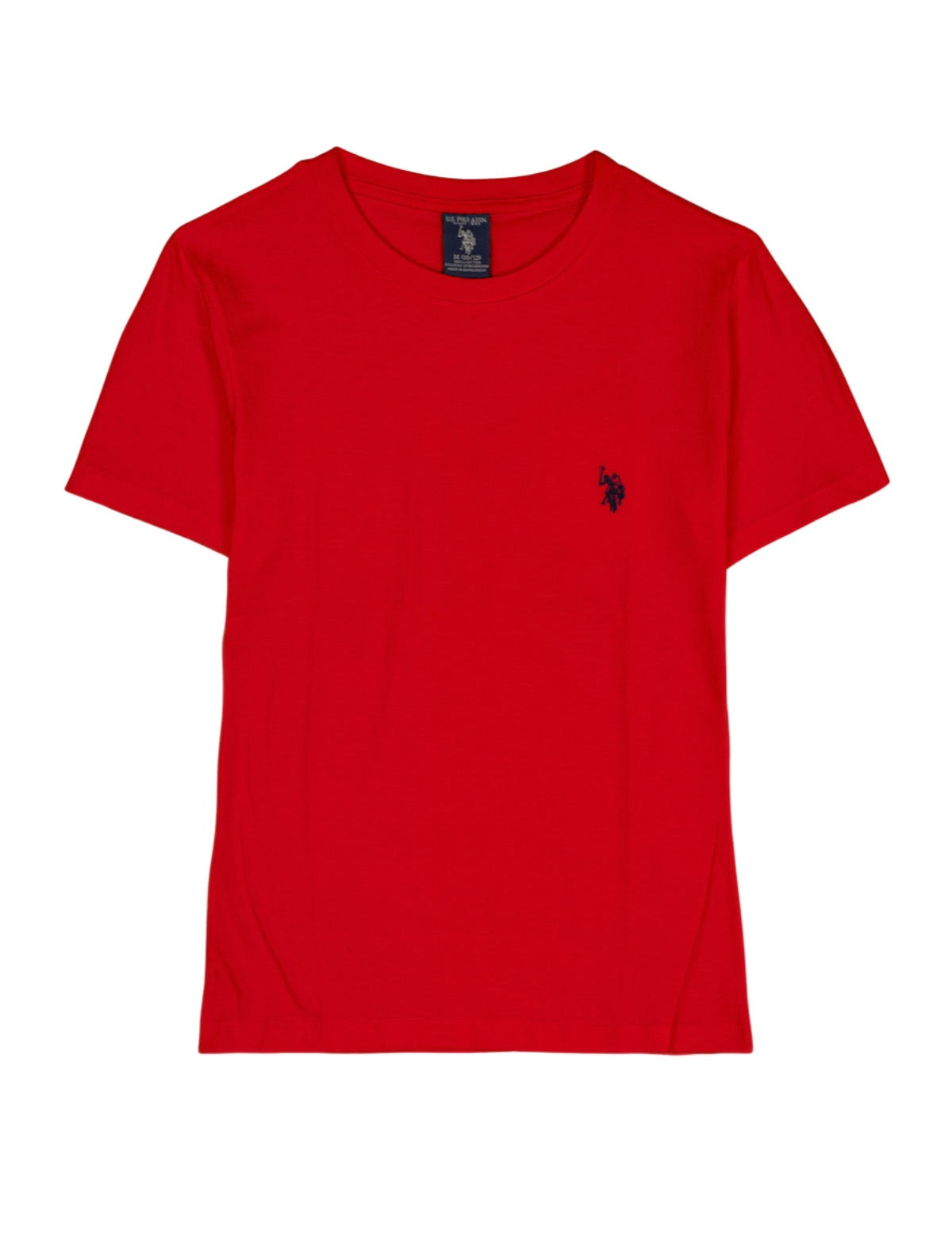 U.S. Polo Assn. Boys Crew Neck T-Shirt, 2-Pack Red and Blue