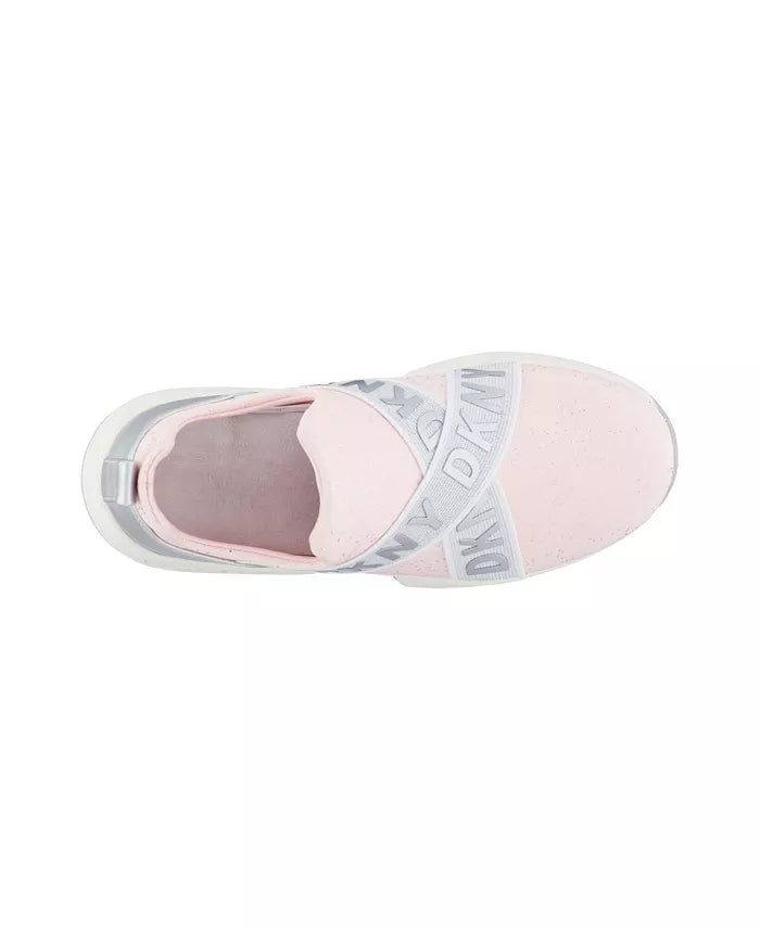 DKNY Little Girls Maddie Stretch Sneakers