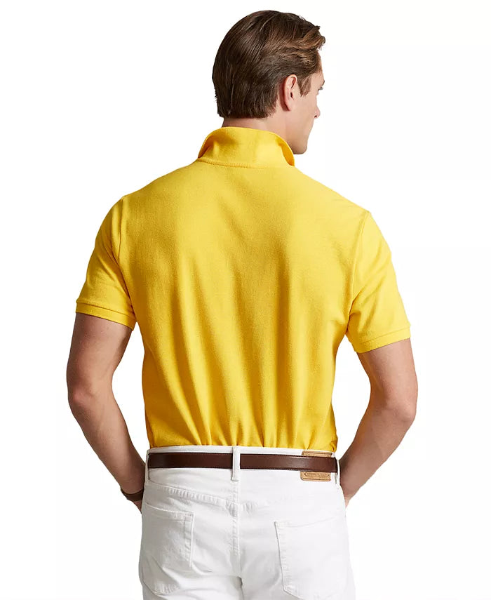 POLO RALPH LAUREN Men's Classic-Fit Mesh Polo - YELLOW FIN