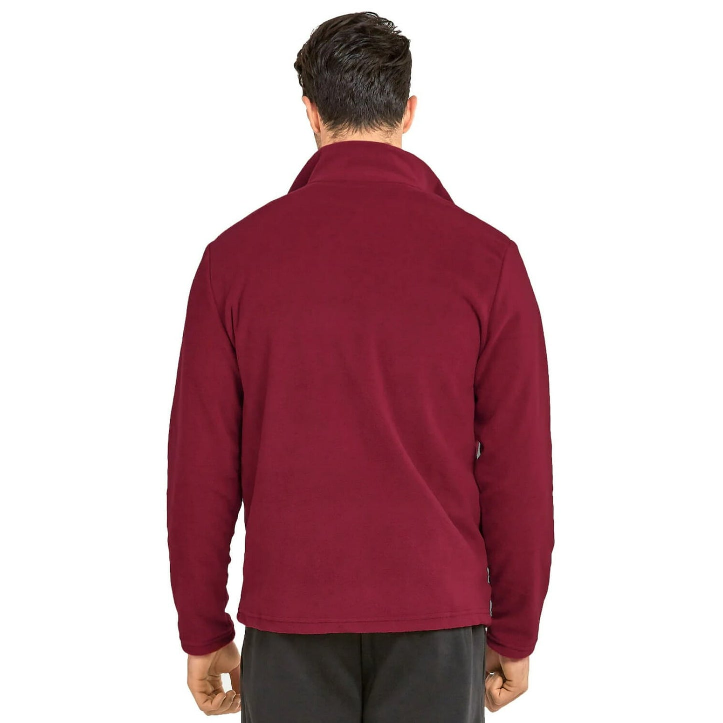 Fleece Jacket Full-Zip Burgundy