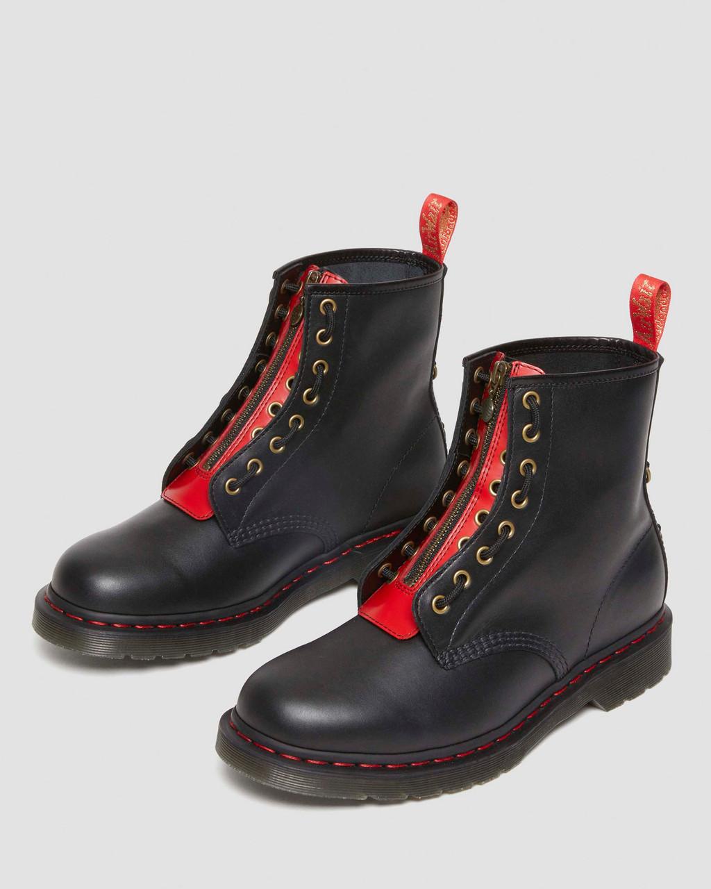 Dr. Martens 1460 YEAR OF THE RABBIT LEATHER LACE UP BOOTS SHOES