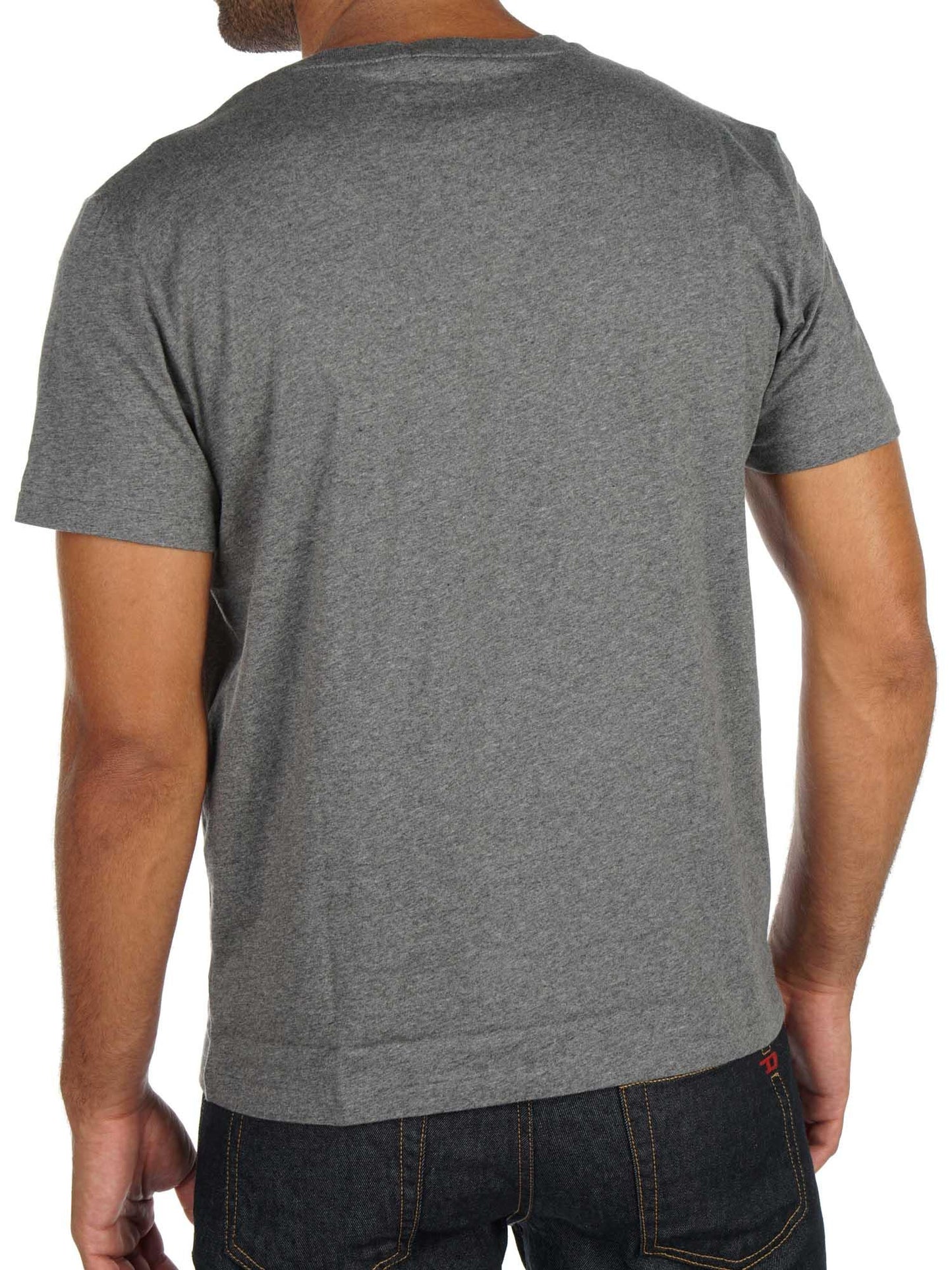 POLO RALPH LAUREN T-SHIRT SLIM FIT GRAY