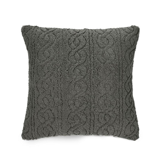 Cuddl Duds Textured Sherpa Throw Pillow.