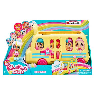 Kindi Kids Minis School Bus Toy