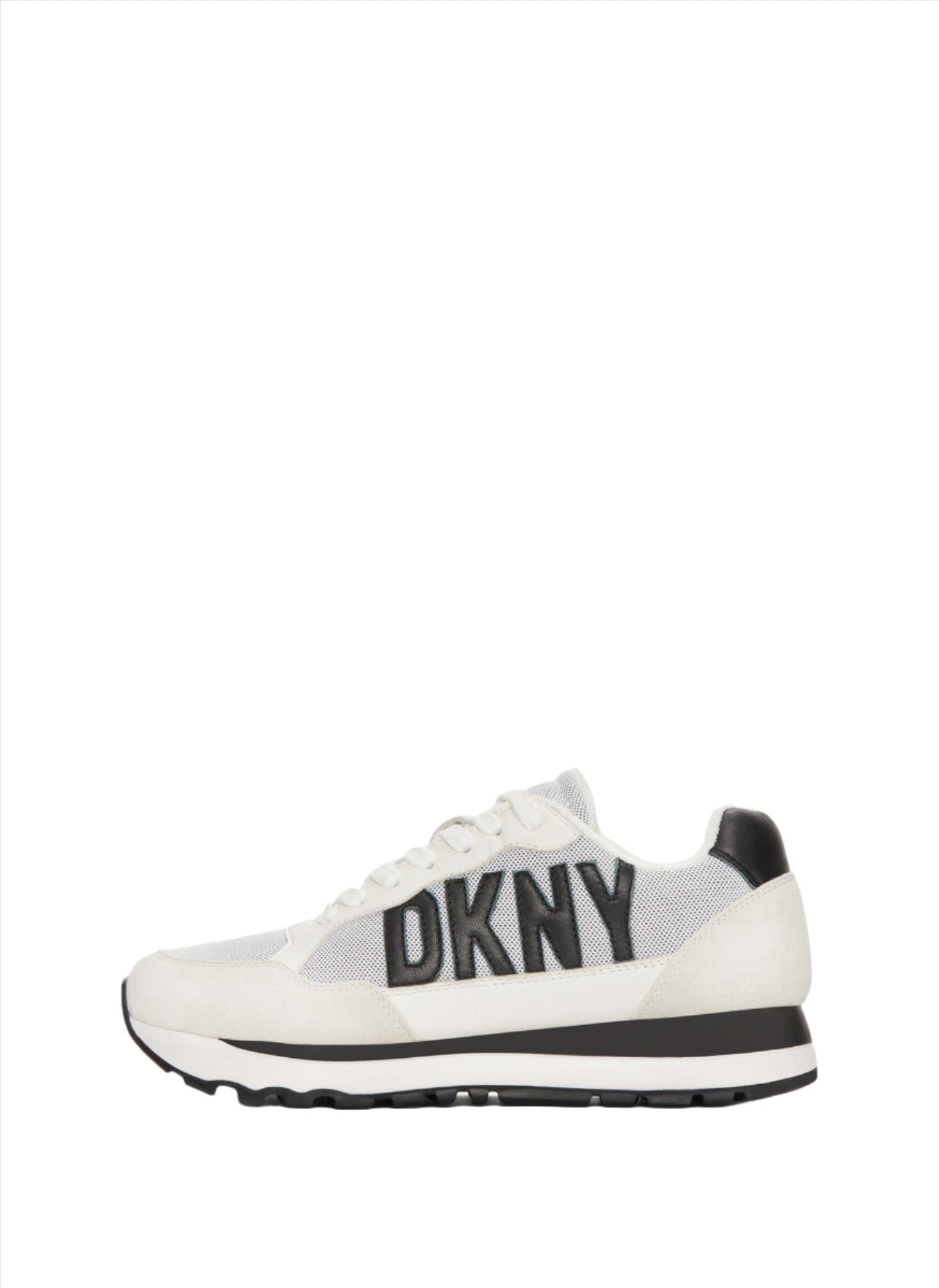 DKNY Women's Exploded Logo Retro Sneakers