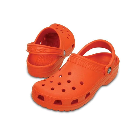 Crocs Unisex Classic Clog  Shoes - Tangerine