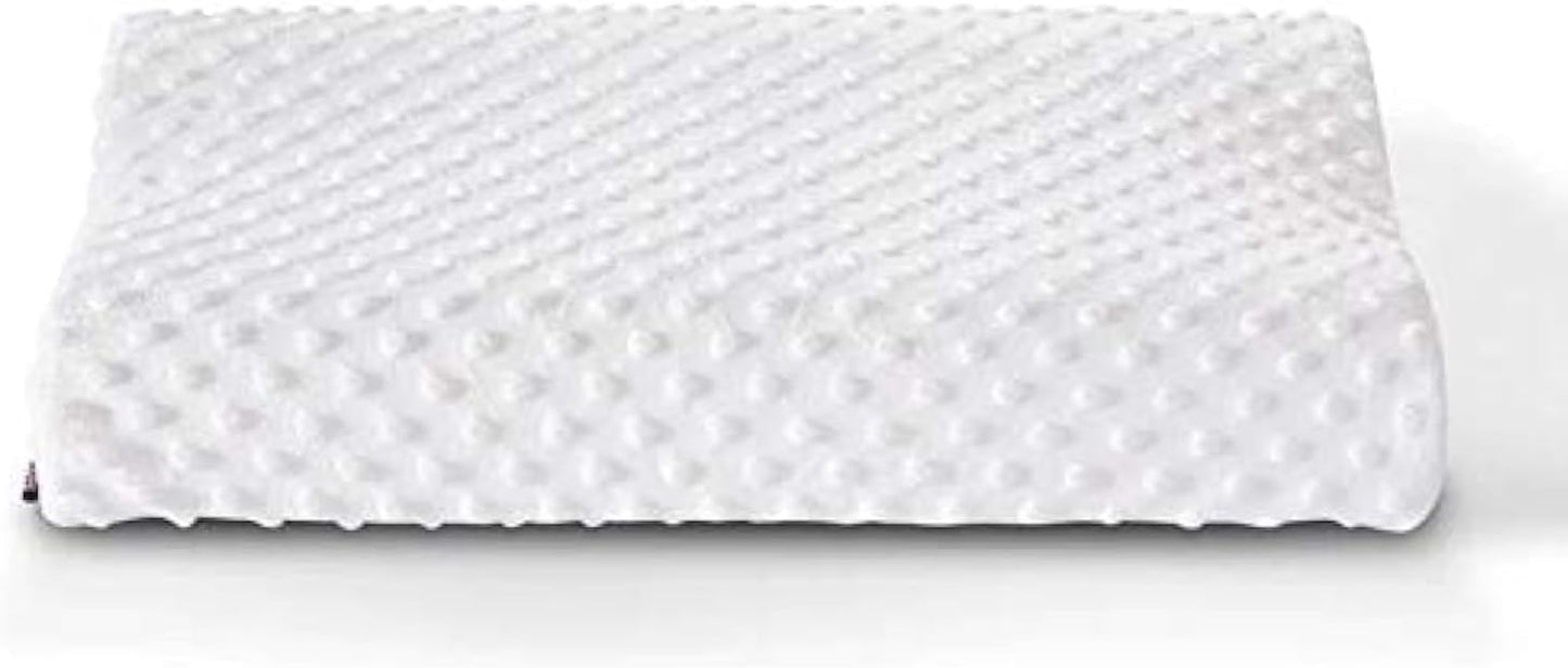 Presco Contour Memory Foam Bed Pillow, White