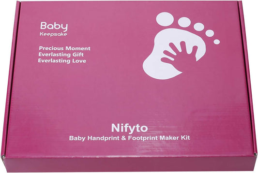 Nifyto Baby Handprint Footprint Ornament Keepsake Kit