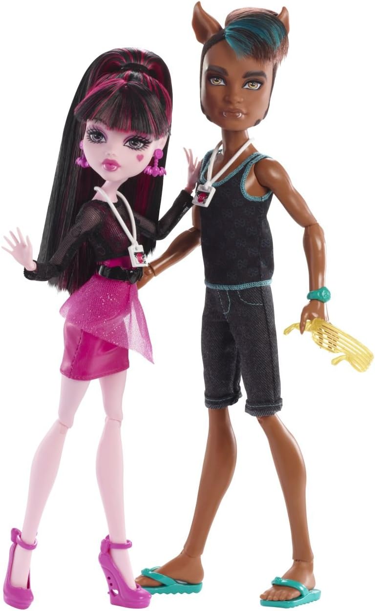 Monster High Music Festival Draculaura & Clawd Wolf Exclusive 10.5 Doll 2-Pack