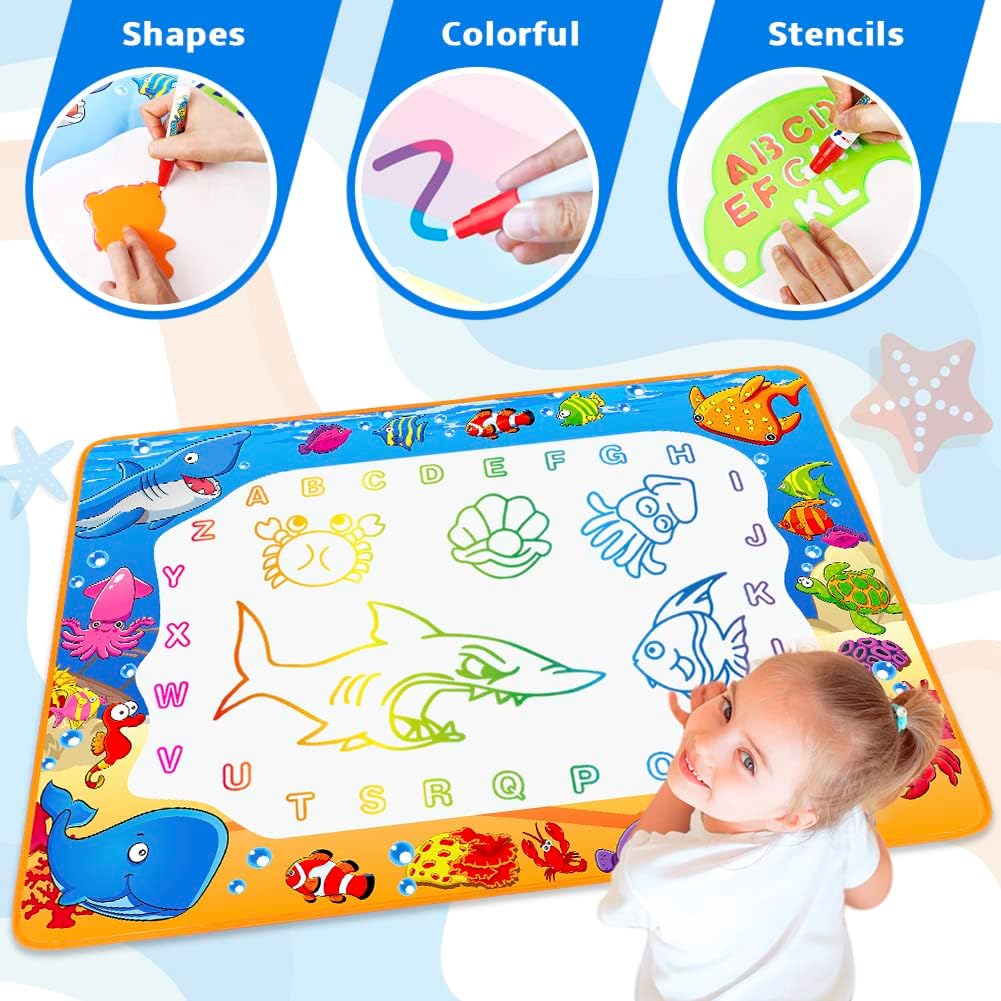 Water Doodle Mat - Kids Painting Toy