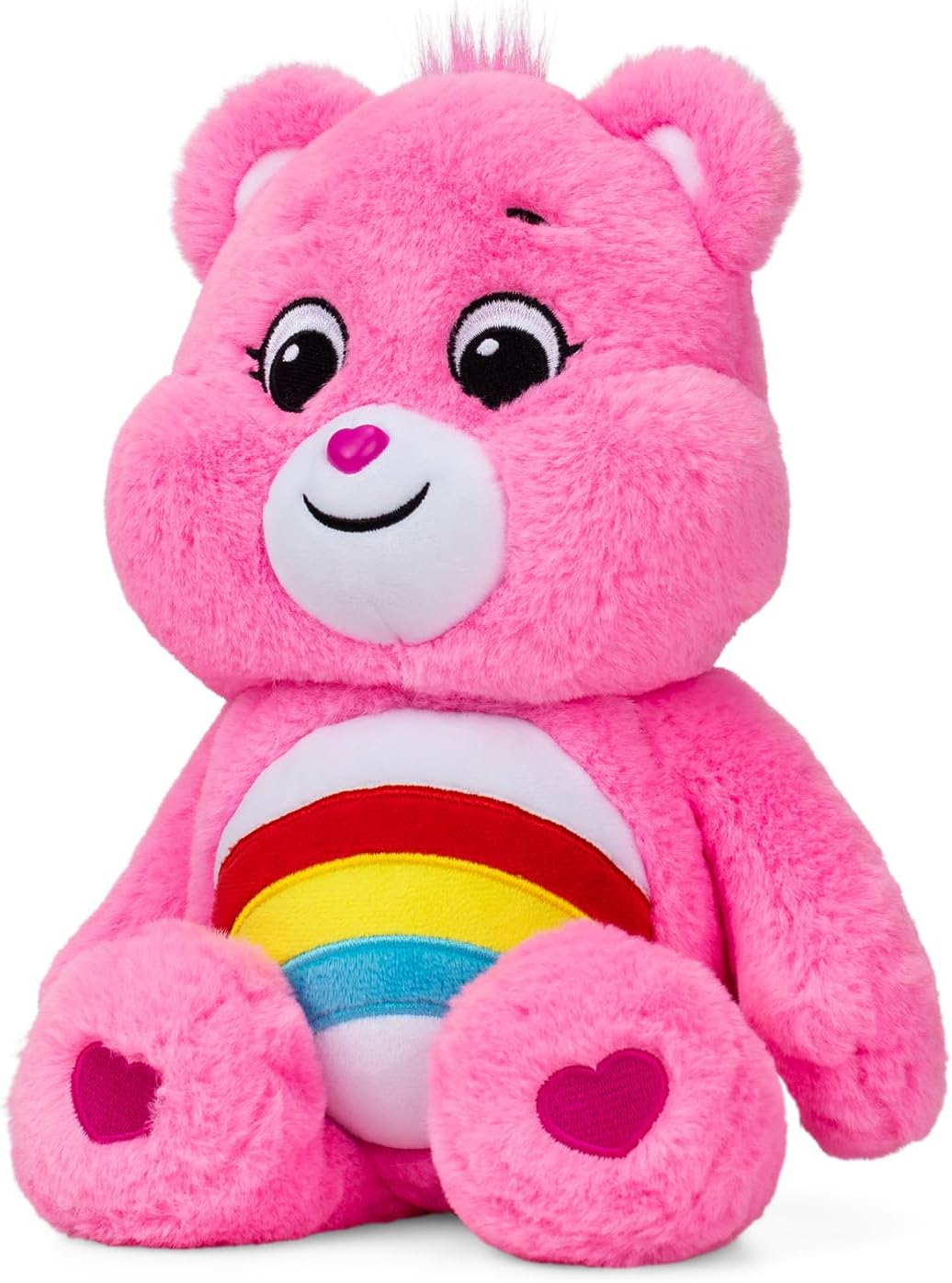 Care Bears 14” Cheer Bear - Pink Plushie Stuffed Toy