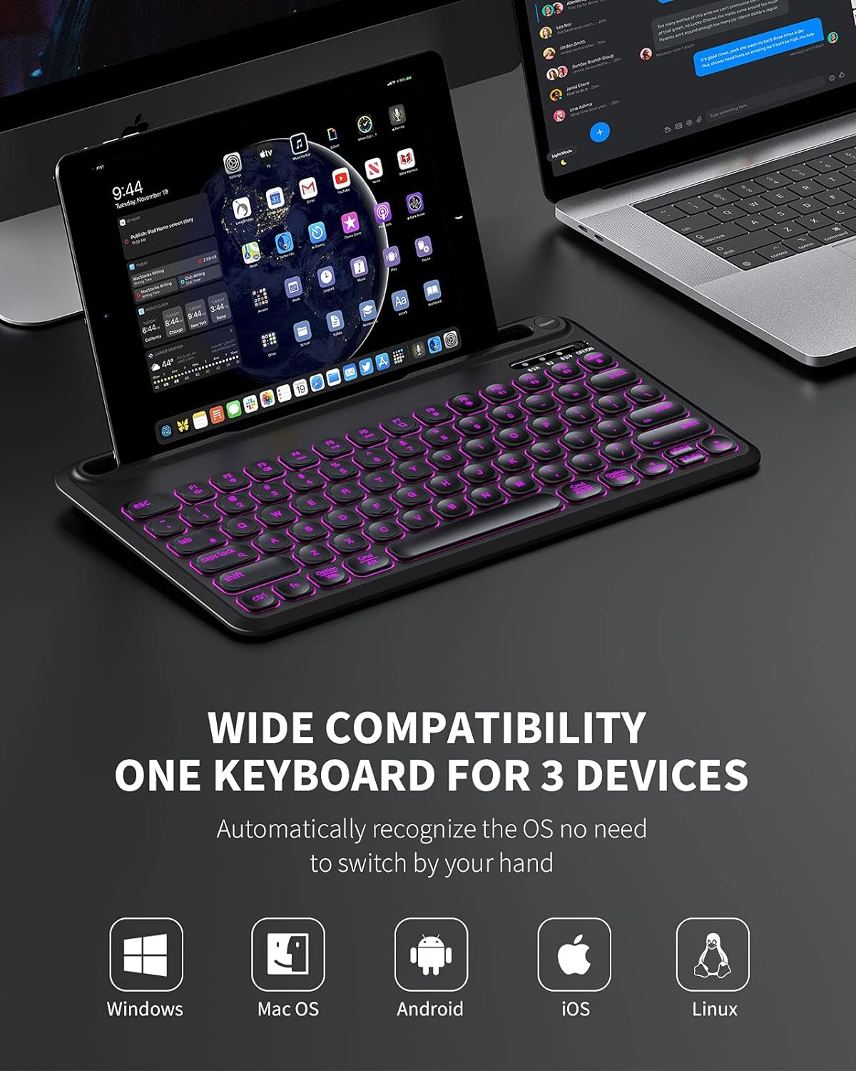 Backlit Bluetooth Keyboard