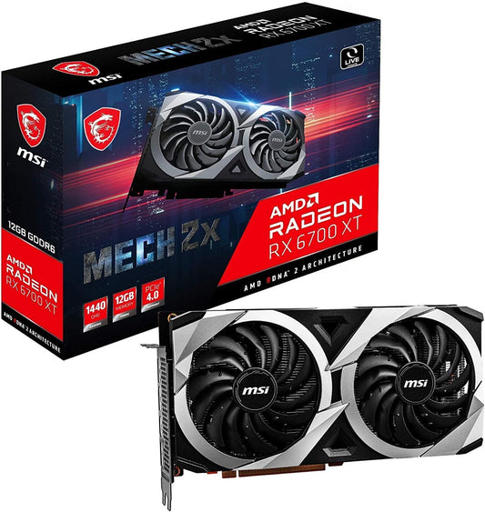 MSi Radeon RX 6700 XT Mech 12GB 2x OC Graphics Card