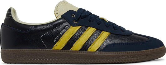 2021 Wales Bonner x Samba Collegiate Navy Yellow Sneaker