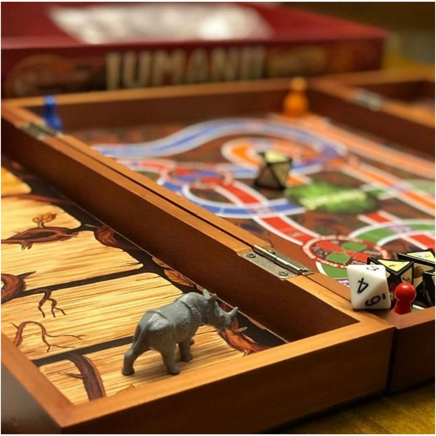 Deluxe Wood Jumanji - Classic Retro 90s Game Toy