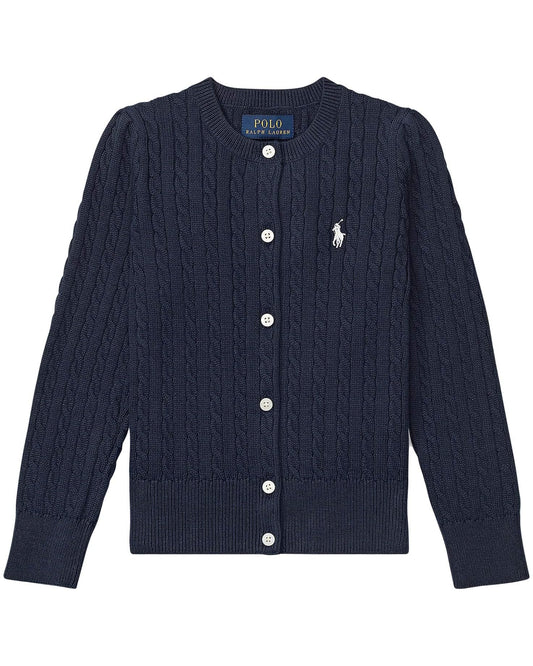 Polo Ralph Lauren Kids Cable Knit Cotton Cardigan