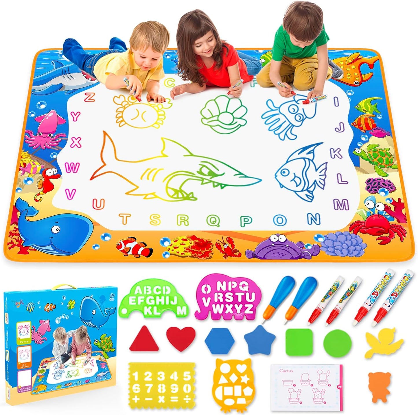 Water Doodle Mat - Kids Painting Toy