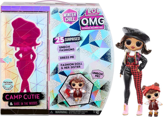 LOL Surprise! Lol Surprise Omg Winter Chill Camp Cutie Fashion Doll & Babe in the Woods Doll