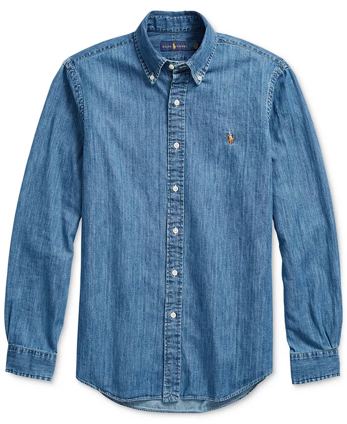 POLO RALPH LAUREN Men's Classic-Fit Denim Shirt