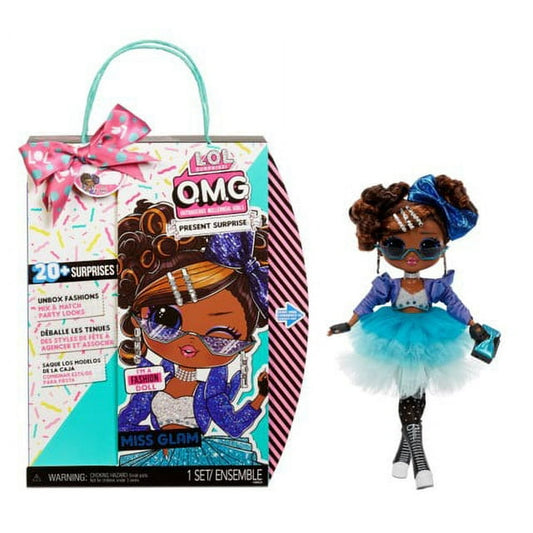 LOL Surprise! Lol Surprise Omg Present Surprise Fashion Doll Miss Glam Multicolor Toy