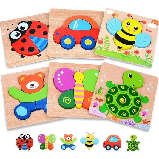 Animal Wooden Puzzles Toy