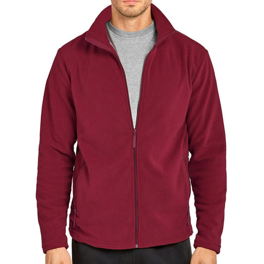 Fleece Jacket Full-Zip Burgundy