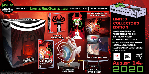 SWITCH LIMITED RUN #79: SAMURAI JACK: BATTLE THROUGH TIME COLLECTOR'S EDITION