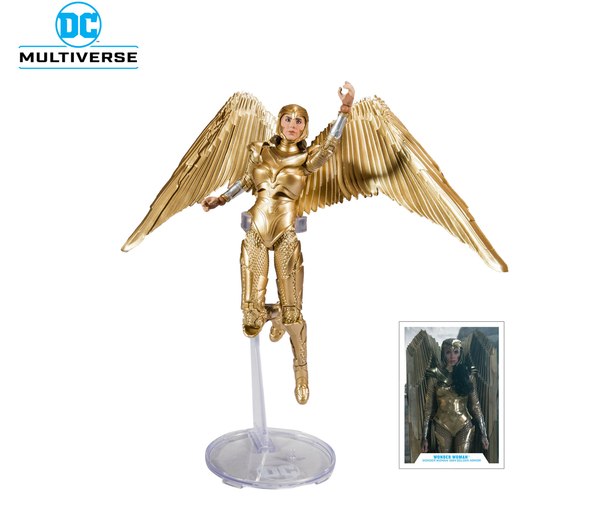 DC MULTIVERSE - WONDER WOMAN 1984 GOLDEN ARMOR ACTION FIGURE TOY