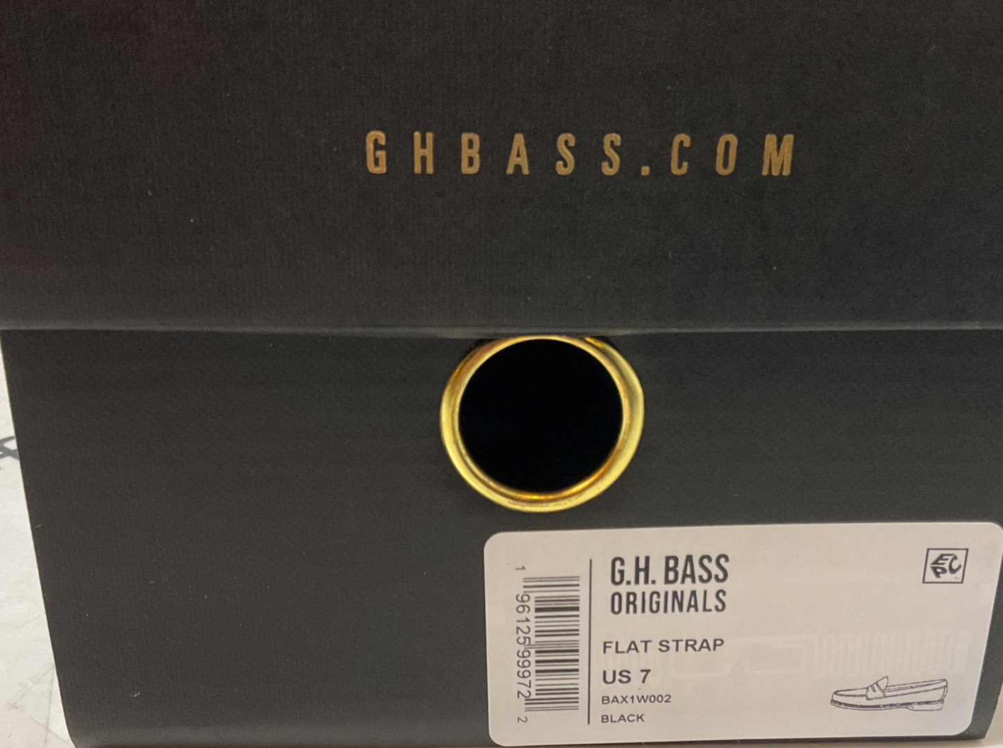 G.H.BASS WOMENS 1936 FLAT STRAP LOAFERS