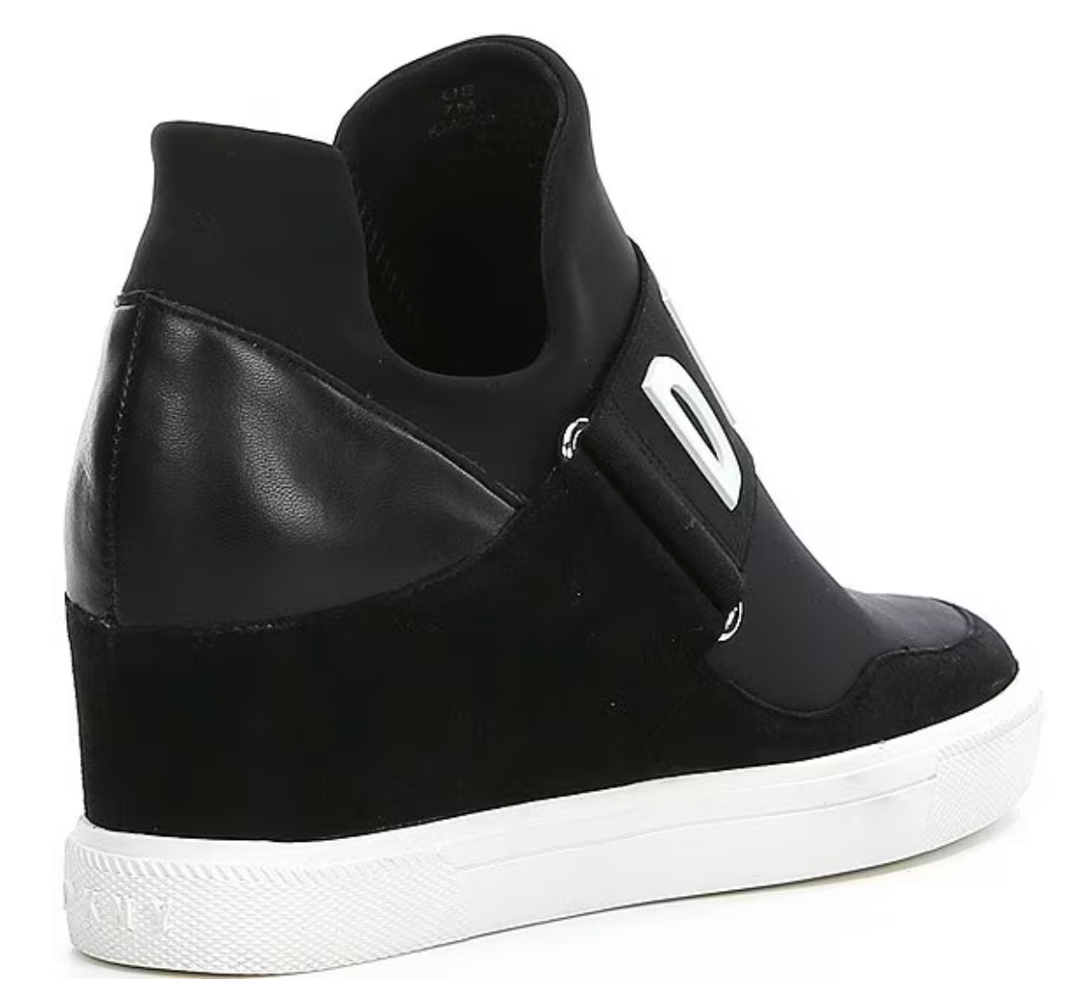 DKNY Cosmos Logo Hidden Wedge Slip On Sneakers