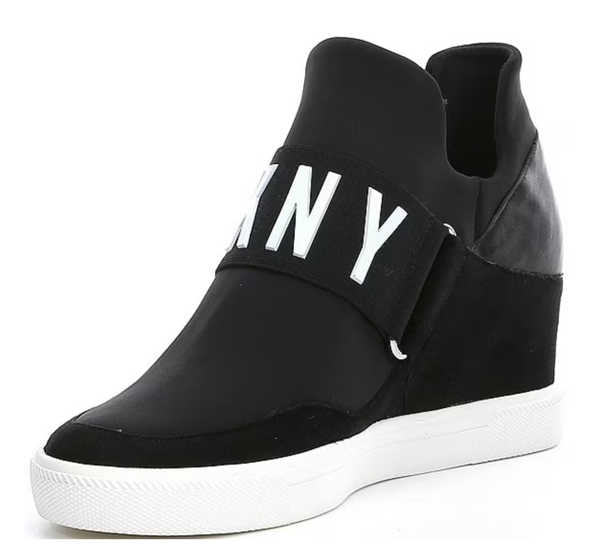 DKNY Cosmos Logo Hidden Wedge Slip On Sneakers