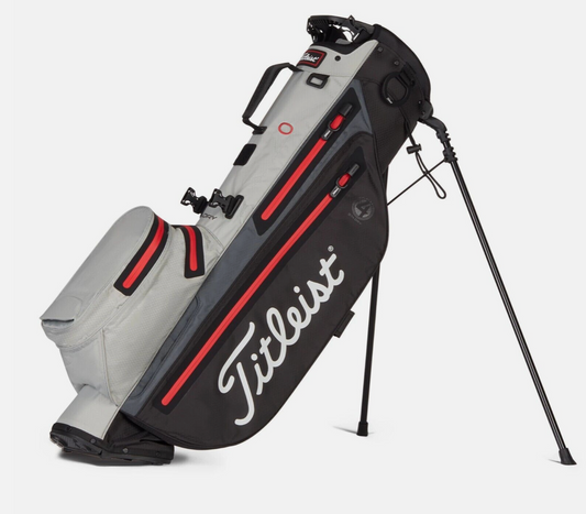 Titleist TB21SX2-026 Players 4 StaDry Stand Bag (Black/Gray/Red)