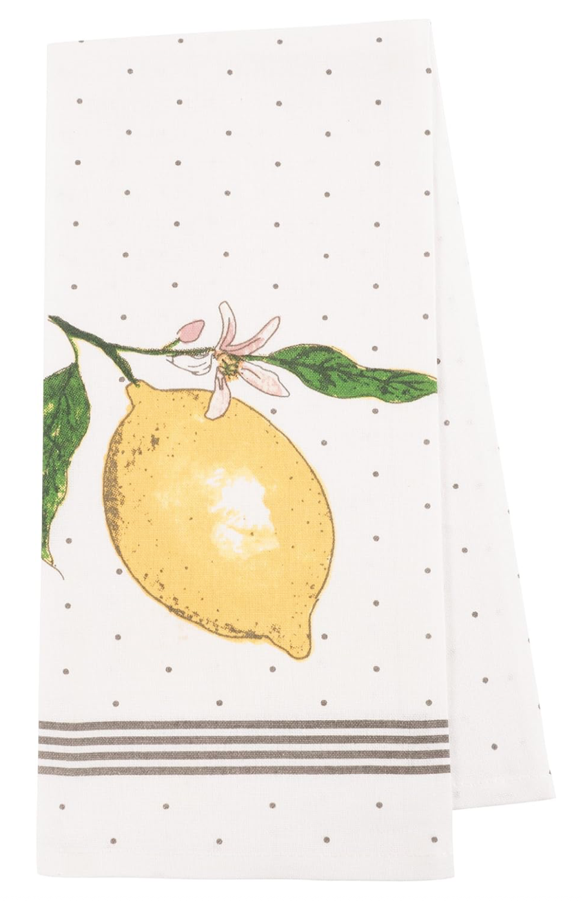 Pantry Lemon Kitchen Dish Towel Set of 4