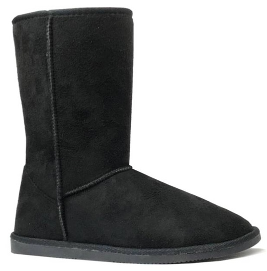 Faux Suede/ Fur Lined Boots  - Women | Color: Black