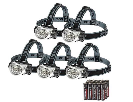 EverBrite 5-Pack LED Headlamp