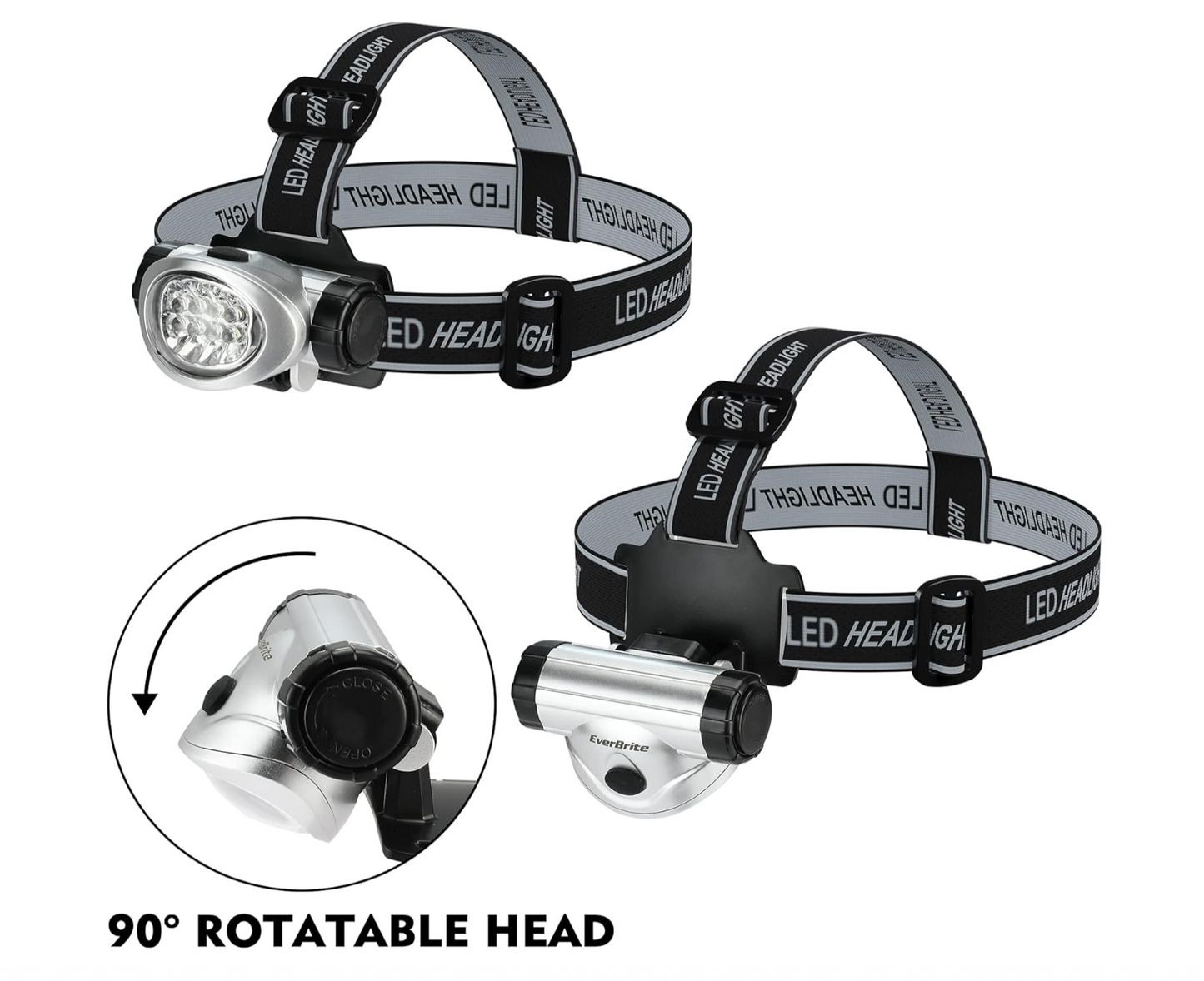 EverBrite 5-Pack LED Headlamp