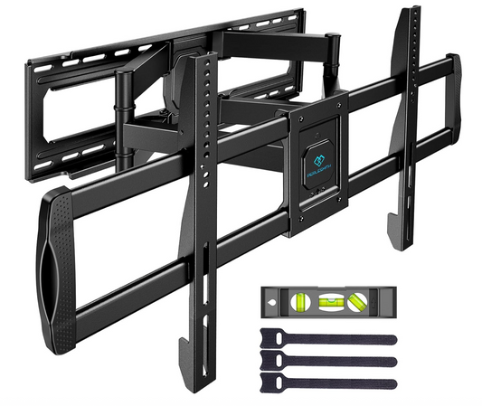 PERLESMITH Full Motion TV Wall Mount for 50”-90” TVs up to 165lbs