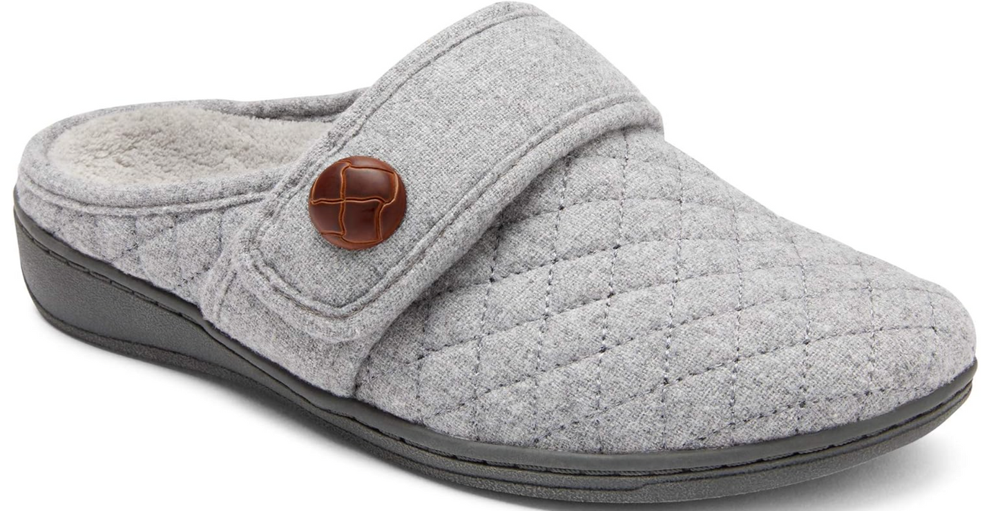 Vionic Carlin Womens Quilted Slip on Mule Slippers