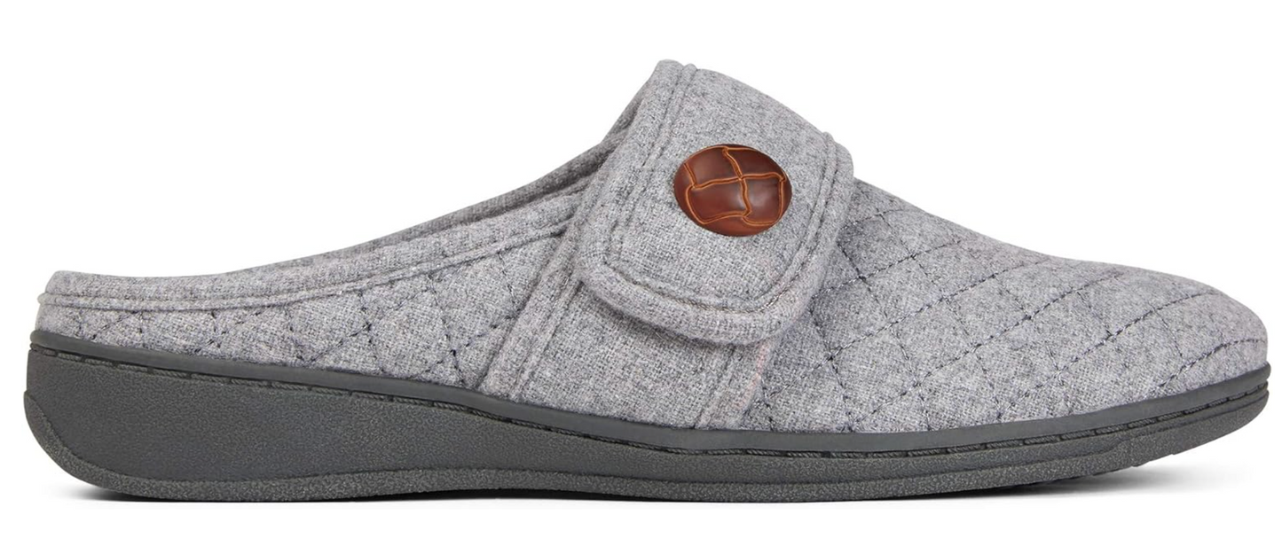 Vionic Carlin Womens Quilted Slip on Mule Slippers