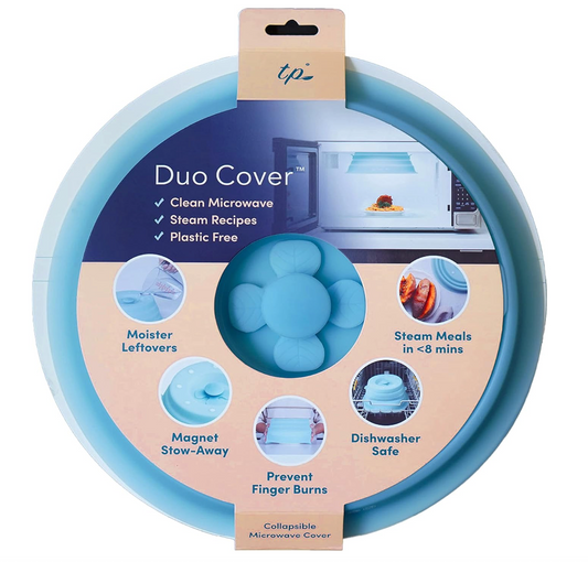 Duo Cover 2.0 | 3-in-1 Collapsible Magnetic Microwave Cover.