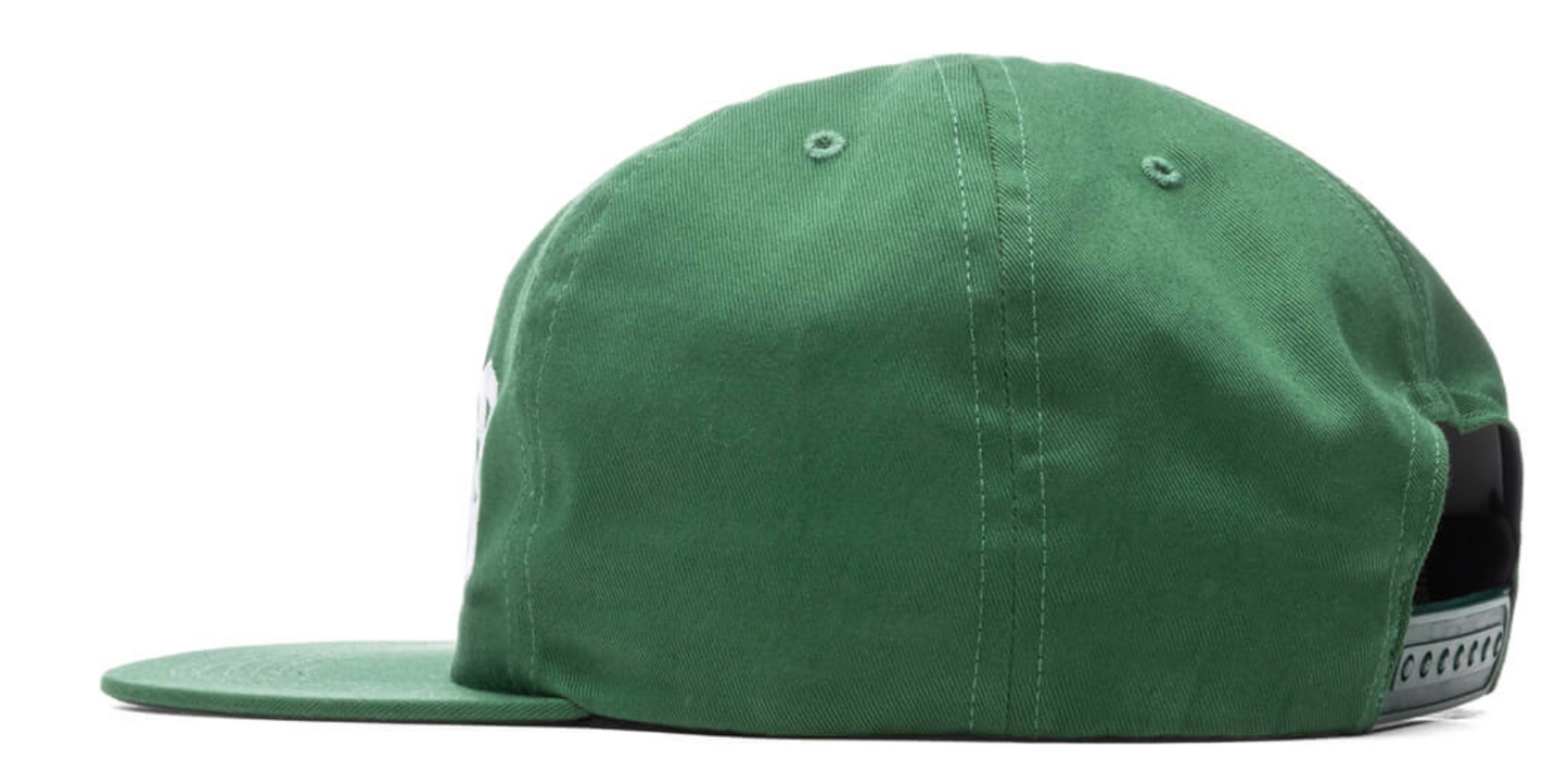 POWERS ARCH LOGO 6-PANEL CAP - GREEN/WHITE