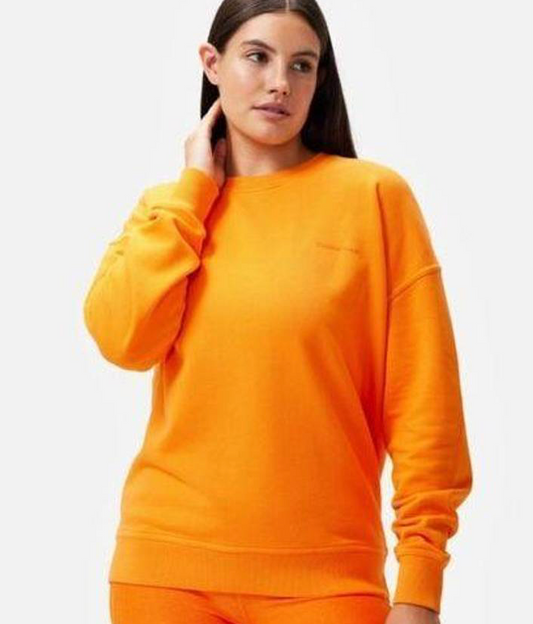 Outdoor Voices Pickup Sweatshirt in Clementine