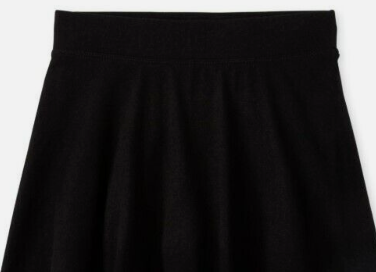 Girls Mix and Match Skort Black