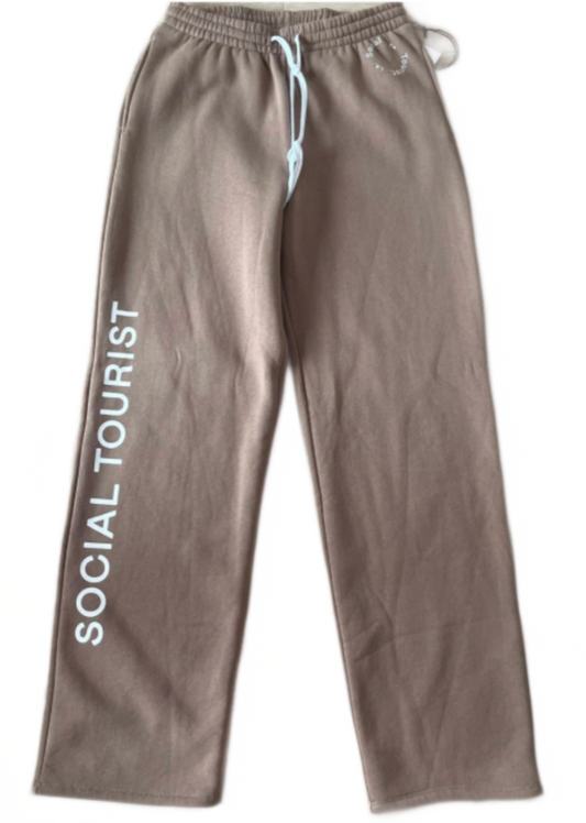 Social Tourist Brown Sweatpants