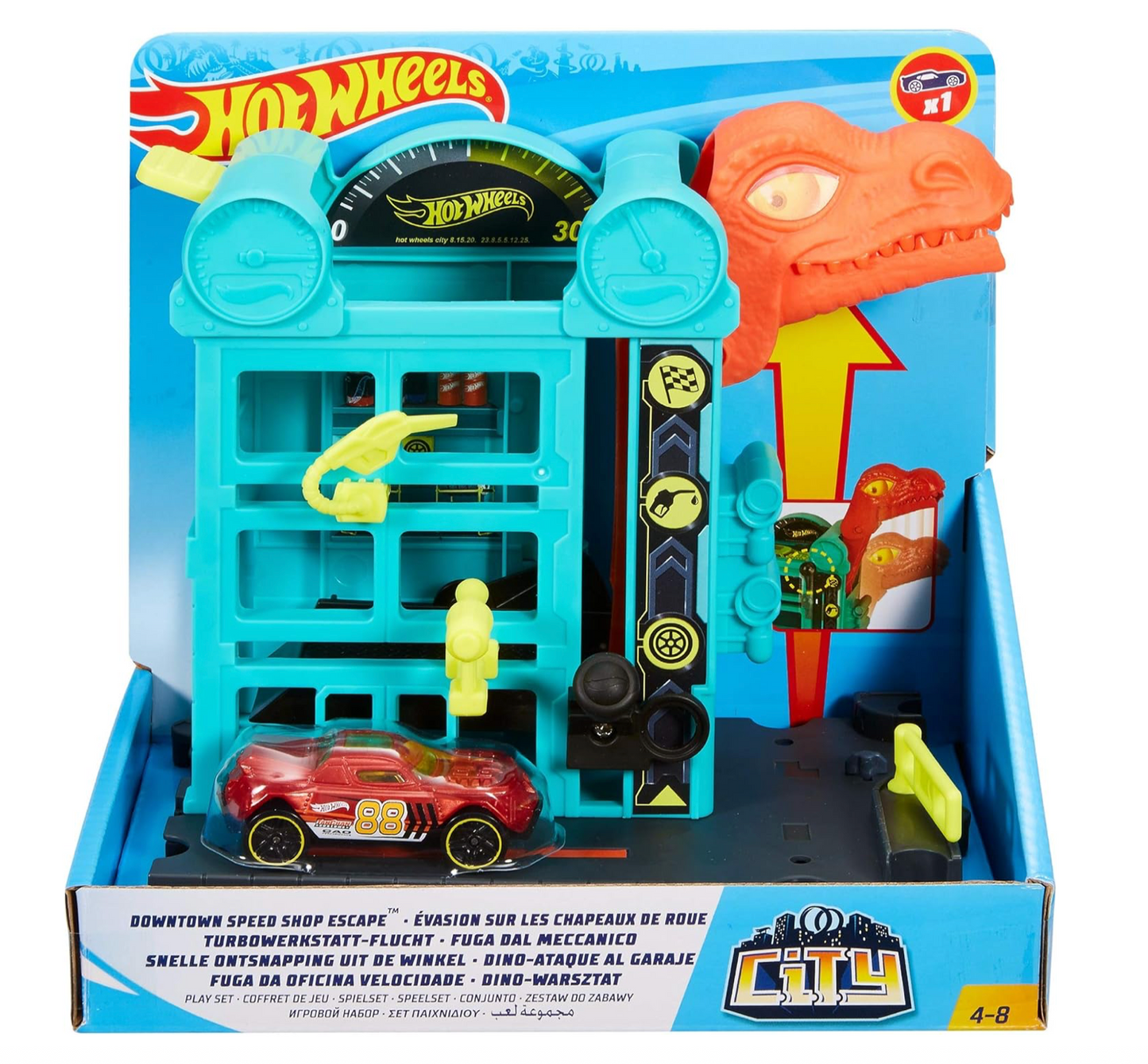 Hot Wheels City Downtown Speed Shop Escape