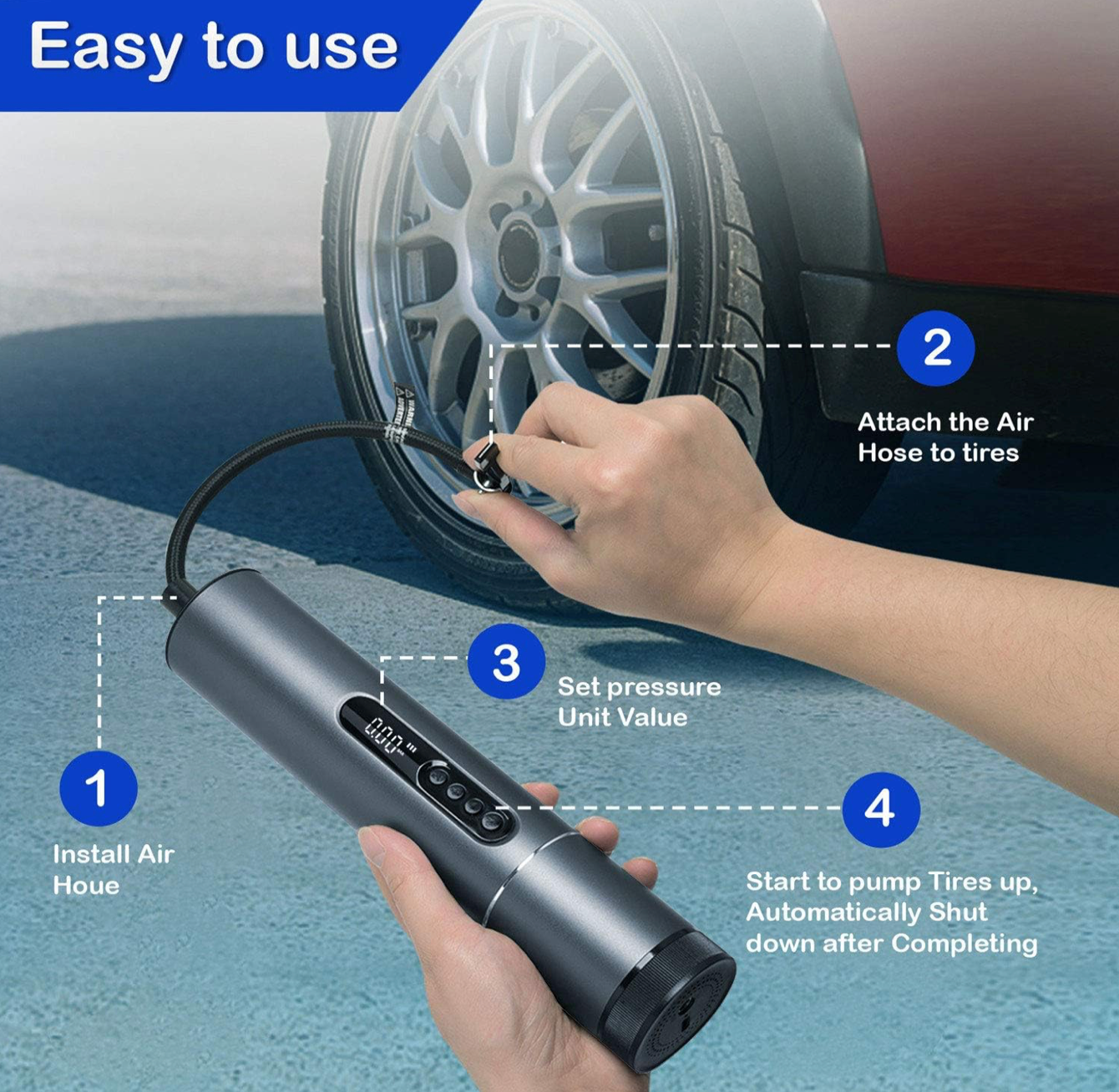 REALSUN Handheld Air Compressor