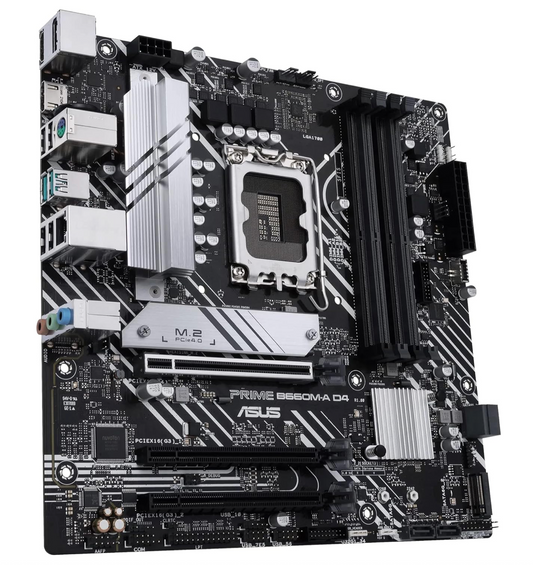 ASUS Prime B660M-A D4 LGA 1700(Intel 12th Gen) mATX Motherboard