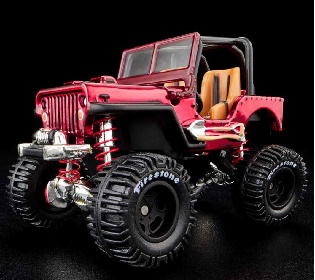 Hot Wheels Collectors 1944 Willys MB Jeep Red