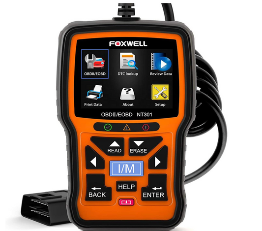 FOXWELL NT301 OBD2 Scanner Live Data Professional Mechanic OBDII Diagnostic Code Reader Tool for Check Engine Light